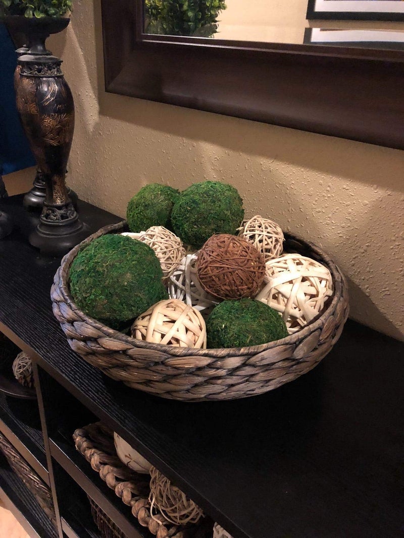 Dycica Farmoo Moss Balls Preserved All Natural, 3.5"-Set of 6 (Natural Green) - Image 4